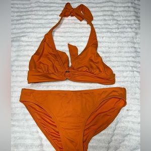 Orange bikini